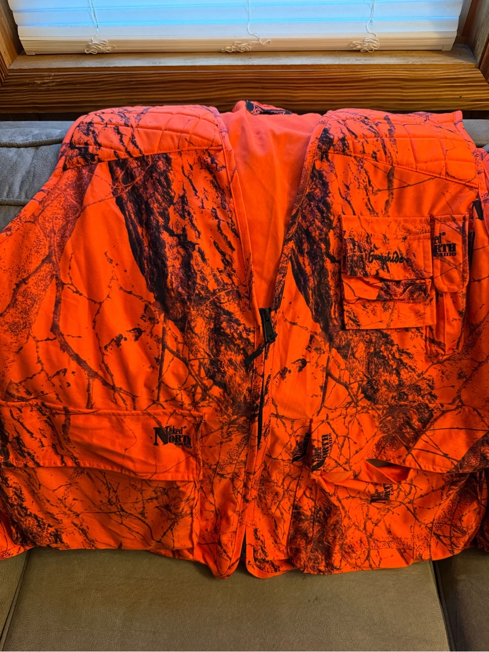 Men's Blaze Orange Hunting Vest